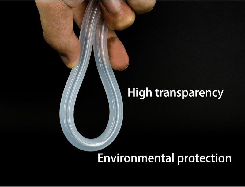 Refuuch Silicone Tubing 1/8" ID, Food Grade 1/8" ID x 3/16" OD 3 Feet Length Pure Silicone Hoses High Temp for Home Brewing Winemaking Beer Line - Image 2